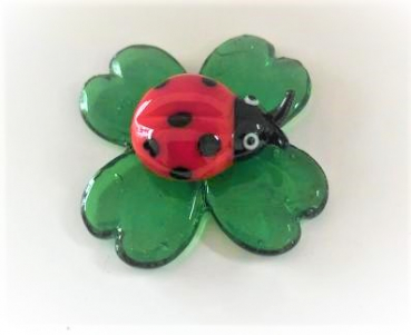 ladybug on shamrock